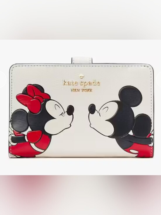 kate spade Handbags - Kate Spade x Disney Minnie & Mickey Kiss Wallet
